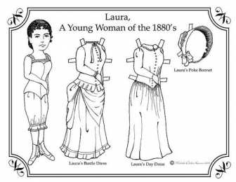 Раскраски бумажные куклы и их платья Вырежи одежду раскрась и одень куклу