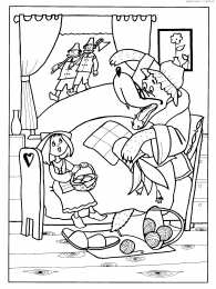 Раскраски Красная Шапочка Раскраска Красная Шапочка для девочек. Раскрась всех героев 