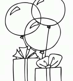 Раскраски День Рождения Раскраска для детей. День рождение - лучший праздник у детей.