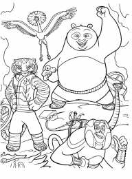 Раскраски Кунг Фу Панда Раскраска для детей Кунг Фу Панда. Раскрась панду.           