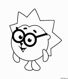 раскраски смешарики Раскраски для девочек смешарики.                            