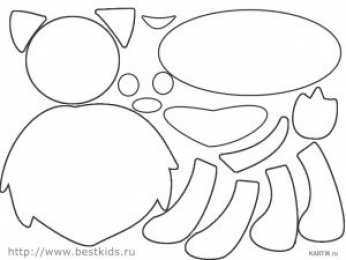 Раскраски аппликации Раскраски аппликации для детей. Сделай поделку из бумаги.   