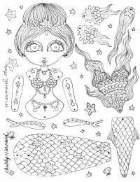 Раскраски бумажные куклы и их платья Вырежи одежду раскрась и одень куклу