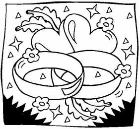 Раскраски про свадьбу. Раскраски про свадьбу для детей. Самый счастливый день.     