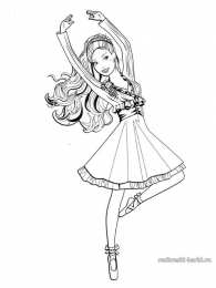 Раскраски балерины Раскраски для девочек балерины. Тансовщицы. Танец балерин.  