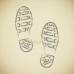 Раскраски Чьи следы? Ребенок должен раскрасить и угадать чьи следы нарисованы на раскраске