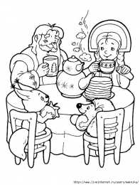 Раскраски Масленница Масленица. Русский праздник. Печем блины. Уходи зима - приходи весна. 