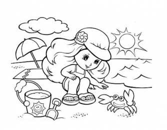 Раскраски Лето, отдых, каникулы Раскраски про лето для детей. Летние каникулы. Каникулы летом.