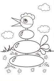 Раскраски аппликации Раскраски аппликации для детей. Сделай поделку из бумаги.   