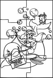 Раскраски разрезанные картинки Найди и раскрась разрезанные картинки. Раскраски пазлы.     