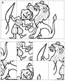 Раскраски разрезанные картинки Найди и раскрась разрезанные картинки. Раскраски пазлы.     