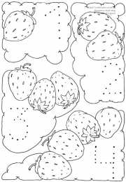 Посчитай и раскрась Посчитай и разукрась картинки. Обучающие картинки для детей.  