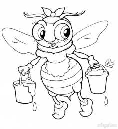 Раскраски насекомые Раскраски для детей насекомые которые живут у нас во дворе. 