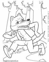 Раскраски Красная Шапочка Раскраска Красная Шапочка для девочек. Раскрась всех героев 