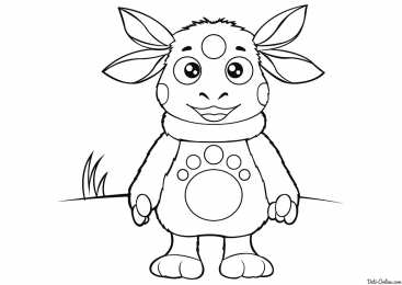 Раскраски Лунтик и его друзья Раскраска для детей лунтик и его лучшие друзья              