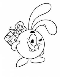 раскраски смешарики Раскраски для девочек смешарики.                            