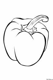 Раскраски Изучаем овощи. Раскраски с изображениями различных овощей. 