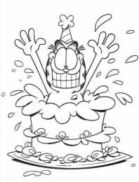 Раскраски День Рождения Раскраска для детей. День рождение - лучший праздник у детей.