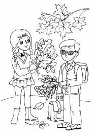 Раскраска День Знаний раскраска День Знаний. Первое сентября - день знаний.       