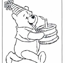 Раскраски День Рождения Раскраска для детей. День рождение - лучший праздник у детей.