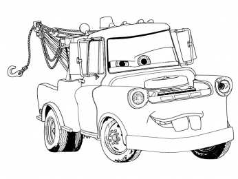 Раскраски Тачки Раскраски из мультфильма тачки. Детские мультики. Раскрась тачки.