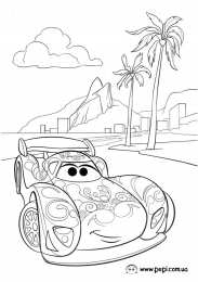 Раскраски Тачки Раскраски из мультфильма тачки. Детские мультики. Раскрась тачки.