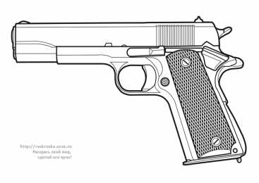 Раскраски оружие Раскраски оружие для мальчиков. Пистолеты. Автоматы. Пулеметы.