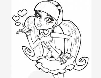 Раскраски Монстр Хай Раскраски для девочек Монстр Хай. Раскрась красивых Монстр Хай.