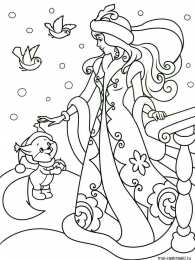 Раскраски Зима Обучающие раскраски на тему зима у нас в лесу. Картинки зимы.