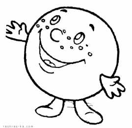 Раскраска Колобок Раскраски из сказки колобок