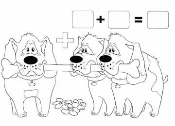  Посчитай и раскрась.