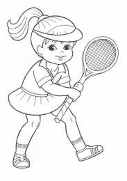  Раскраска физкультура и спорт