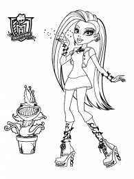  Раскраски монстр Хай