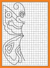  раскраски рисуем по клеточкам