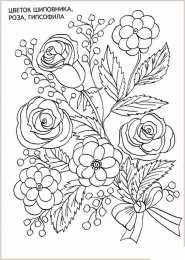  Раскраски Изучаем цветы